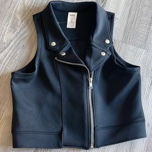 Girls black vest
